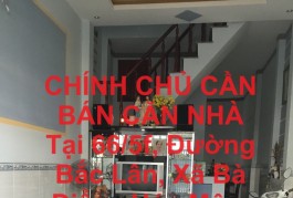 CHÍNH CHỦ CẦN BÁN CĂN NHÀ Tại 66/5f, Đường Bắc Lân, Xã Bà Điểm, Hóc Môn, TP.HCM